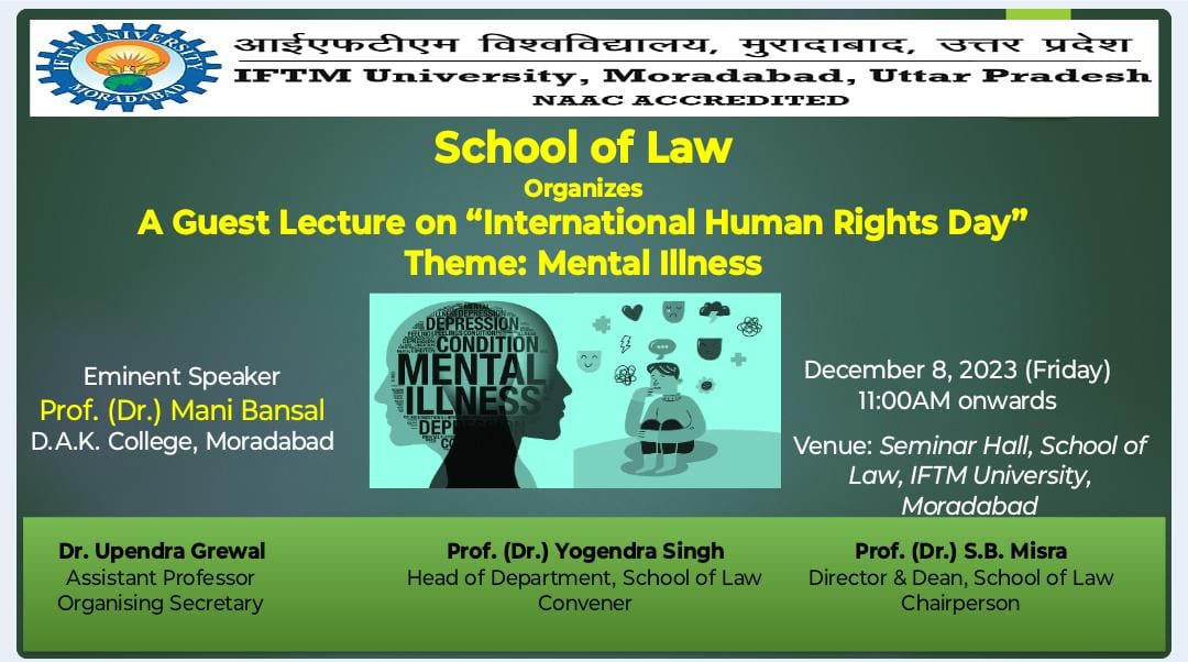 Guest Lecture on International Human Rights Day