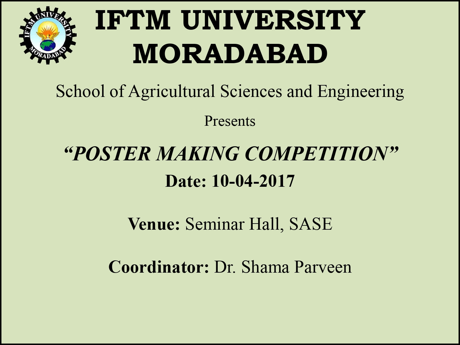 Poster Making Competition