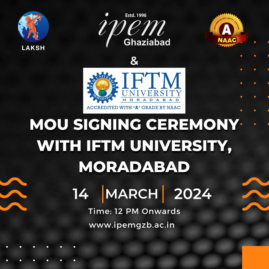 MOU signing Ceremony with IPEM