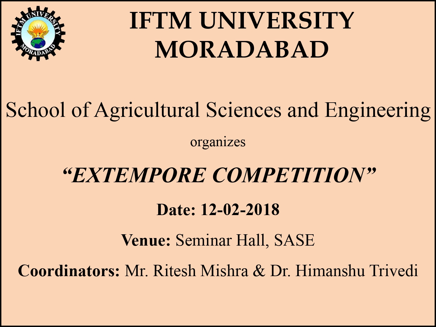 Extempore Competition-2018