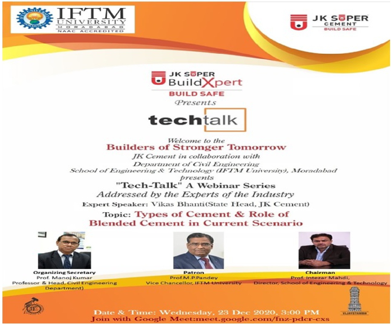 Webinar on Tech Talk