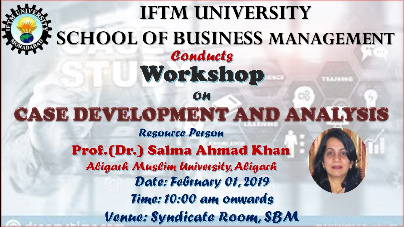 Workshop on “Case Development & Analysis”