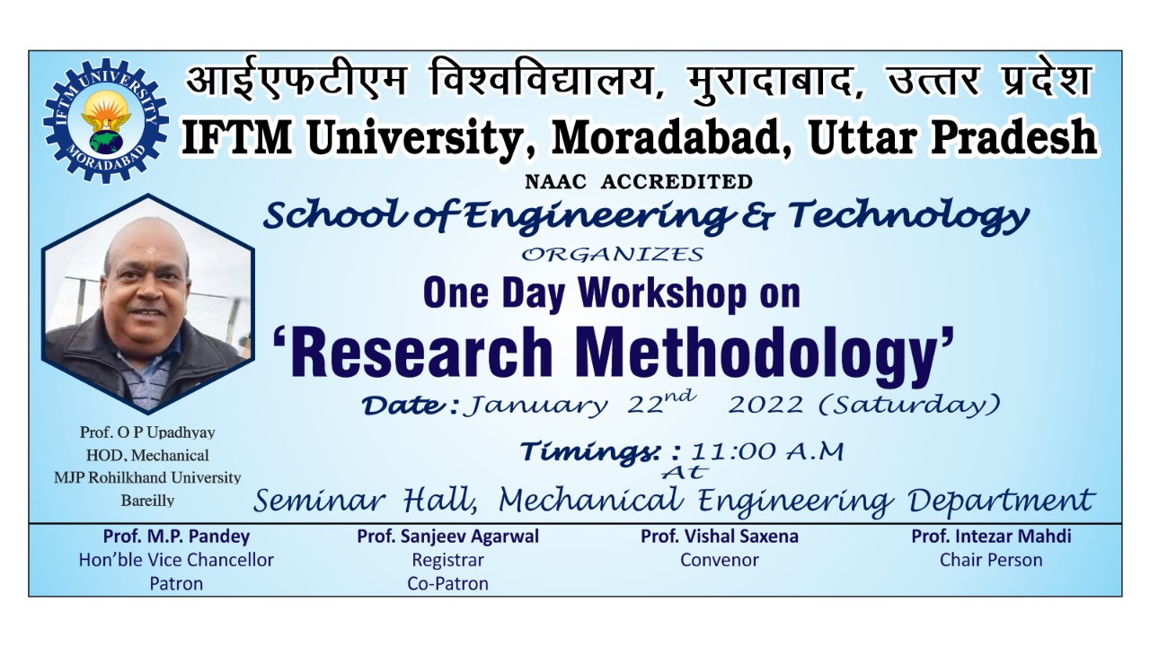 One day workshop on Research Methodology