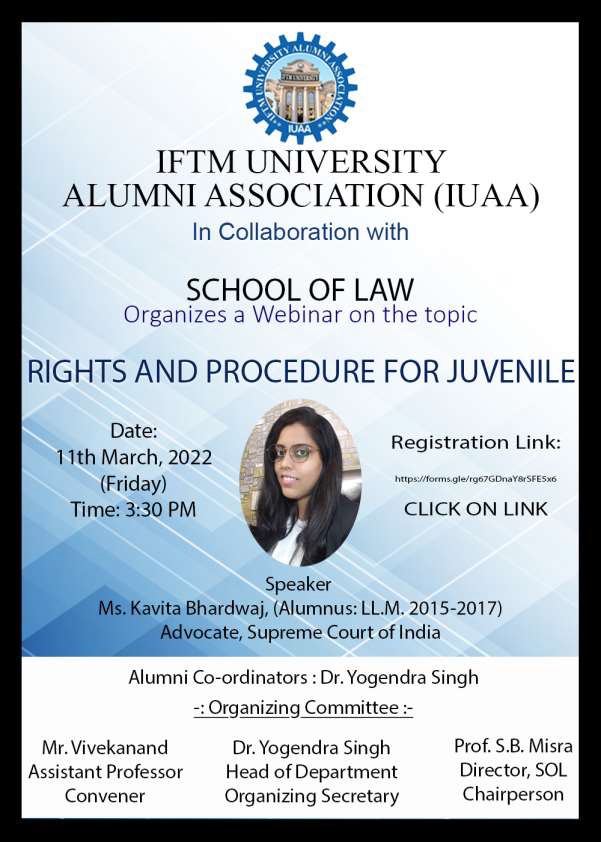 Webinar on Rights and Procedure for Juvenile