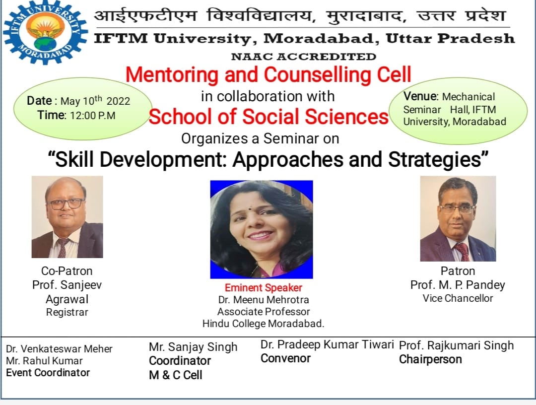 Seminar on Skill Development: Approaches & Strategies