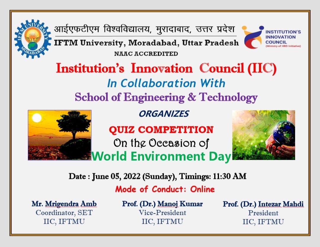 Quiz competition on the occasion of World Environment Day 