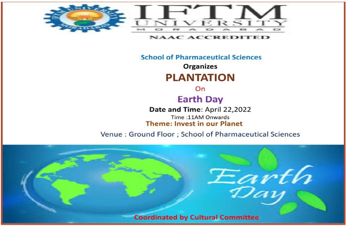 PLANTATION on Earth Day