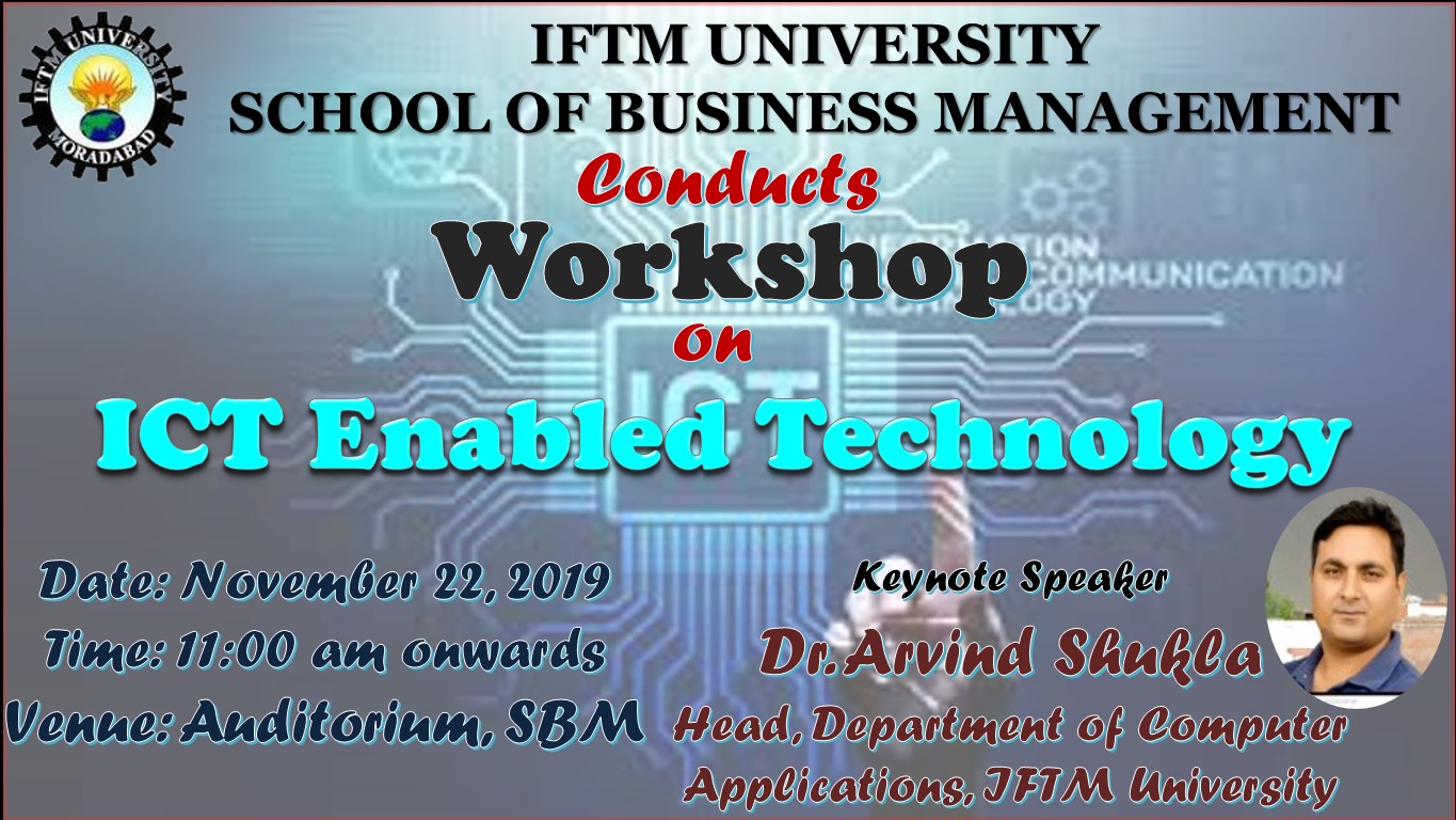 Workshop on “ICT Enabled Technology”