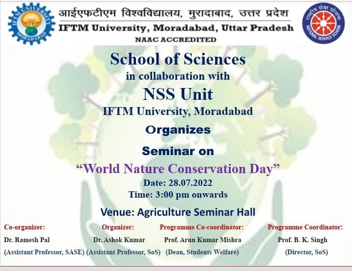 Seminar on World Nature Conservation Day
