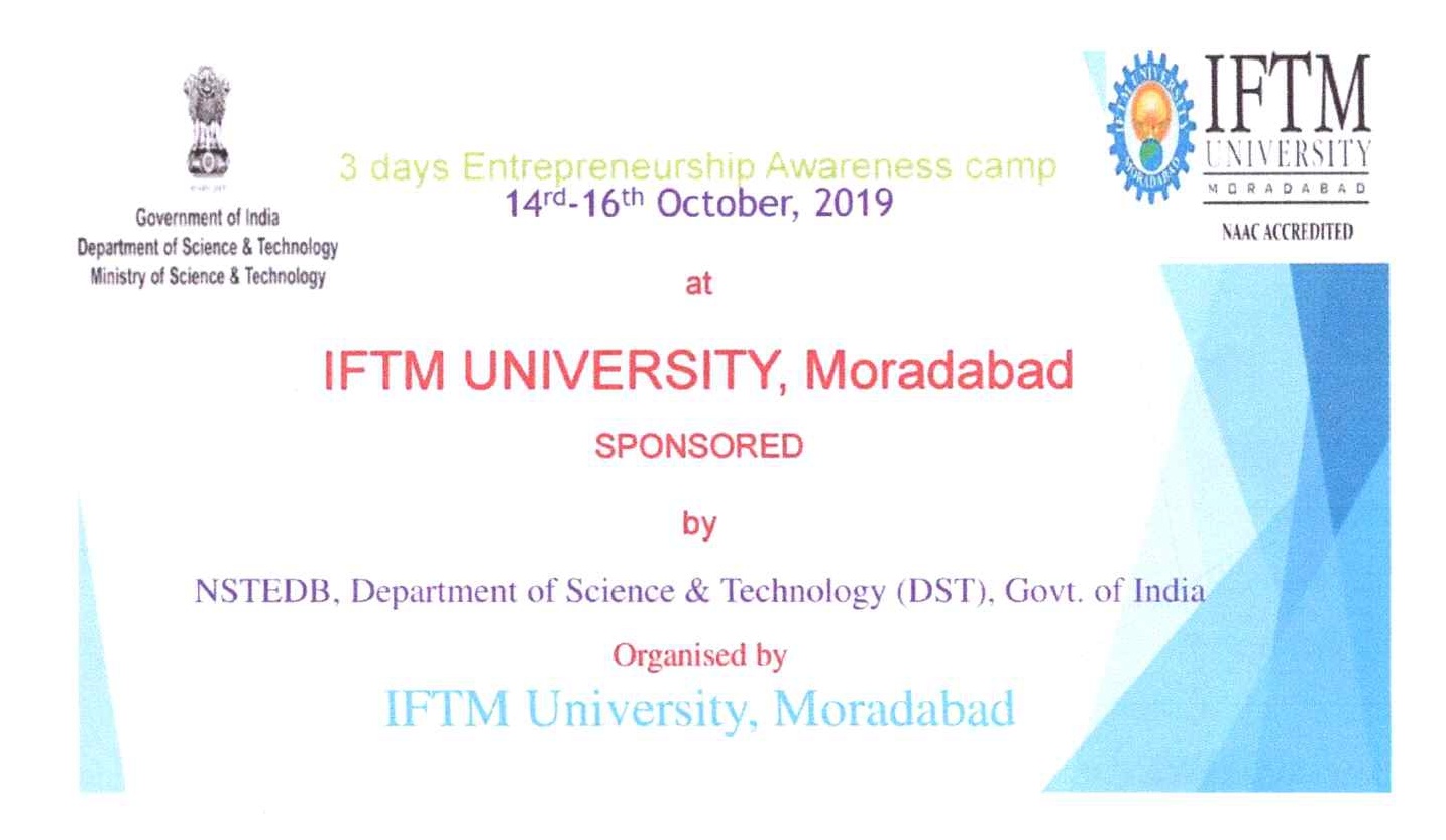 Three Days Entrepreneurship Awareness Camp
